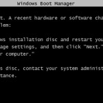 macのbootcampでWindows Boot Managerが表示されて起動出来なかった時の対処方法
